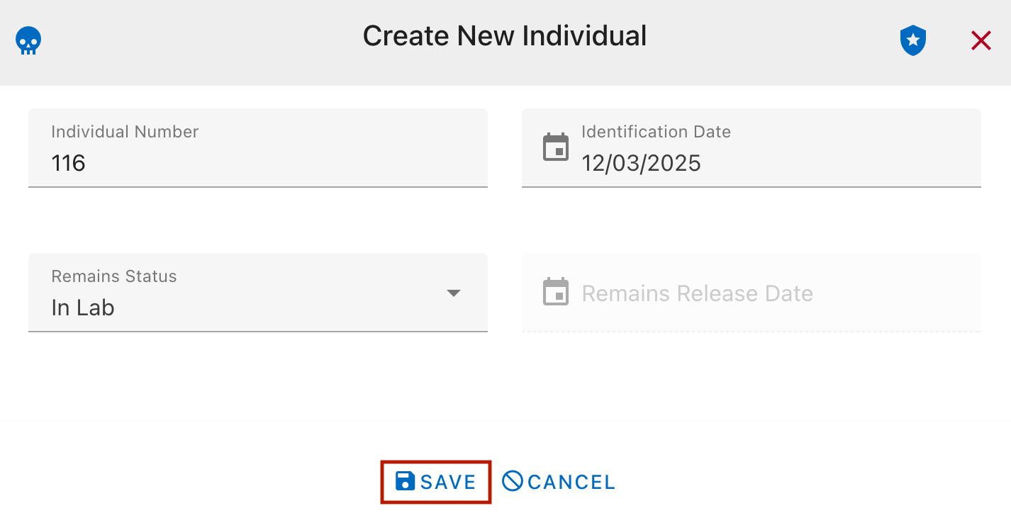 Create Individual Form