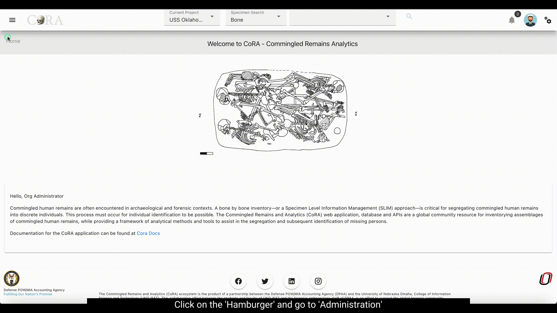 Click on Action