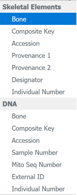 SE Search Categories