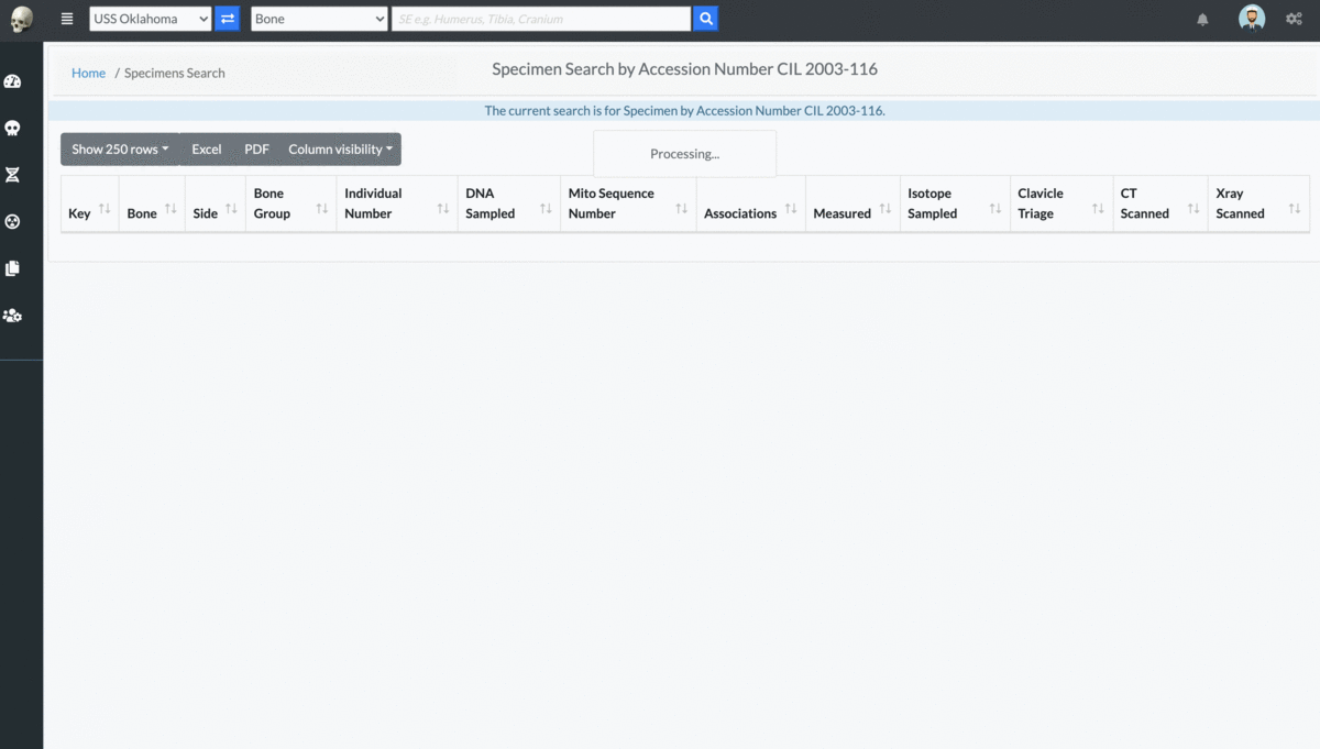 New Search View