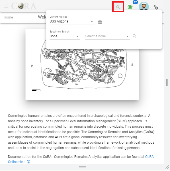 Searching Tablet View